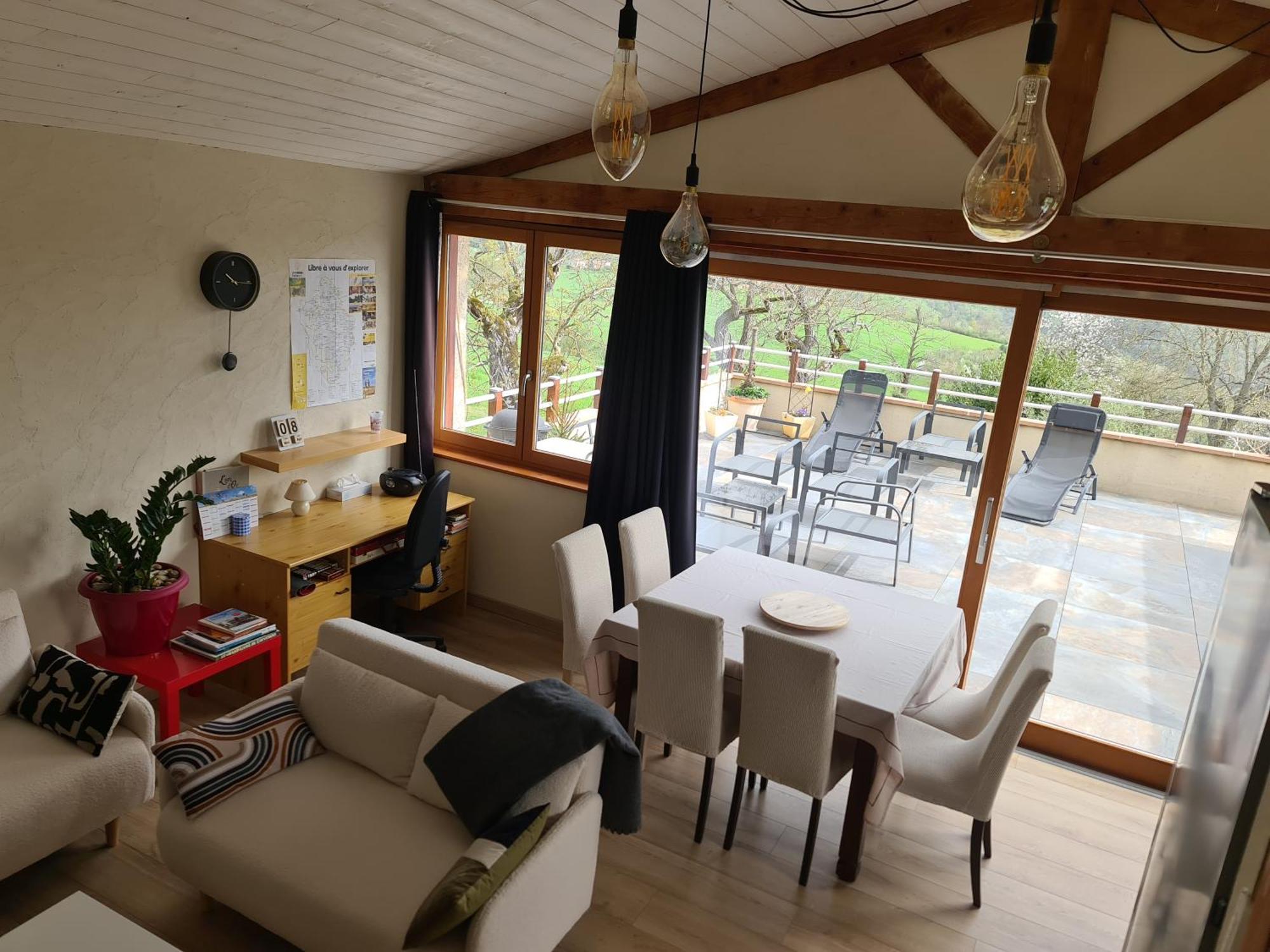 Gite Chez Tiane Saint-Flour-L'Etang Dış mekan fotoğraf